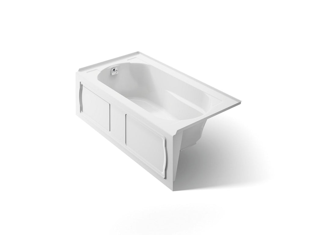 KOHLER K-1184-LA-0 Devonshire 60" X 32" Alcove Bath, Left Drain - White