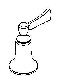 KOHLER Handle Assembly, Cold Side - Vibrant Brushed Nickel, K-1186576-BN