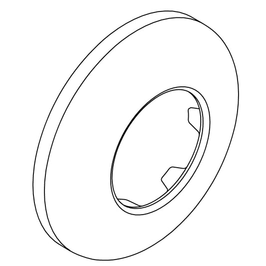 KOHLER Escutcheon - Vibrant Brushed Moderne Brass, K-1187050-2MB