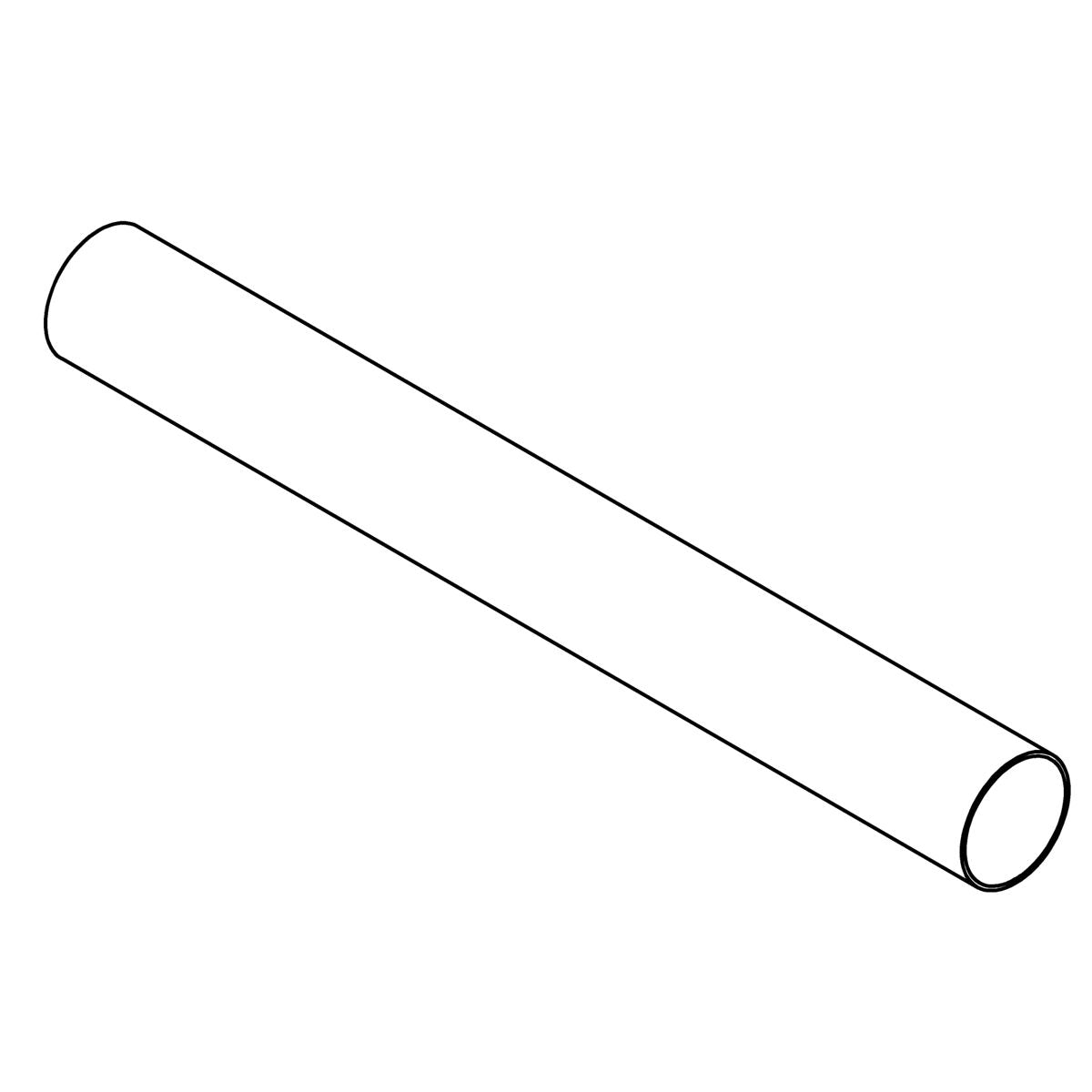 KOHLER Horizontal Pipe - Vibrant Brushed Moderne Brass, K-1187051-2MB