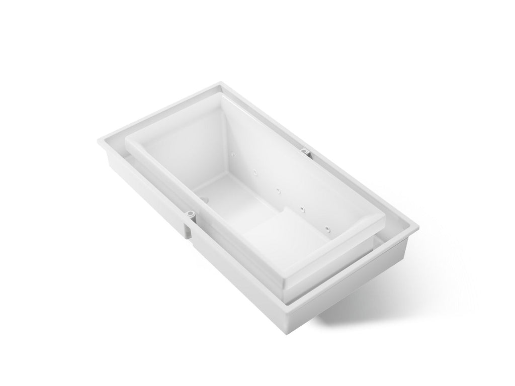 KOHLER K-1188-RE-0 Sok 63" X 31-1/2" Drop-In Effervescence Bath - White
