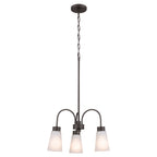 KICHLER 52442OZ Erma Three Light Chandelier Olde Bronze