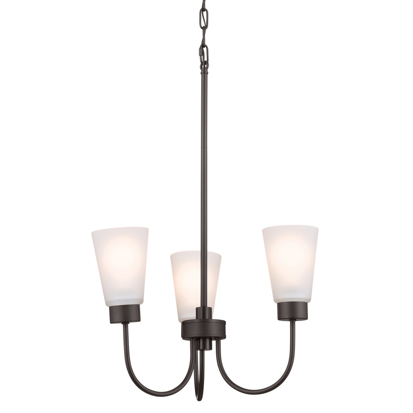 KICHLER 52442OZ Erma Three Light Chandelier Olde Bronze