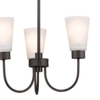 KICHLER 52442OZ Erma Three Light Chandelier Olde Bronze