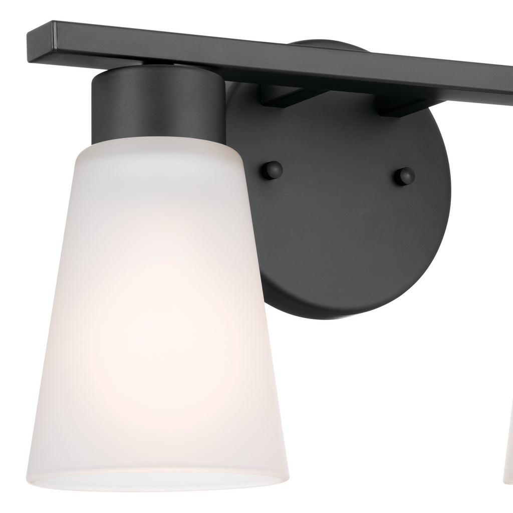 KICHLER 55120BK Stamos Bath 2 Light - Black