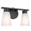 KICHLER 55120BK Stamos Bath 2 Light - Black