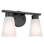 KICHLER 55120BK Stamos Bath 2 Light - Black