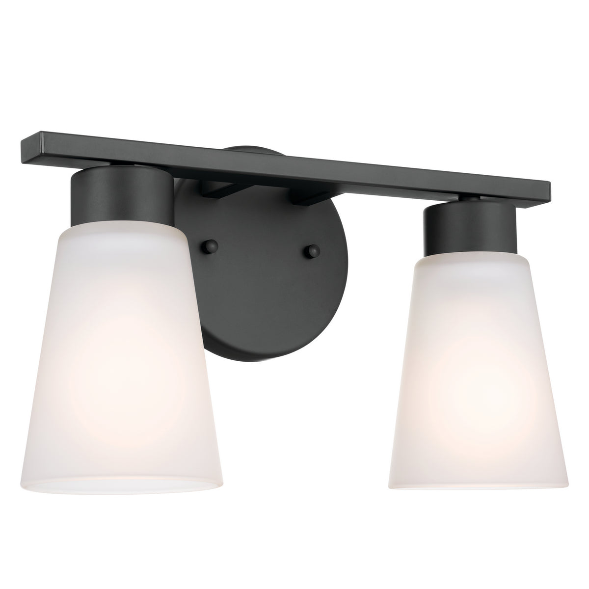 KICHLER 55120BK Stamos Bath 2 Light - Black