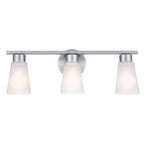 KICHLER 55121NI Stamos Bath 3 Light - Brushed Nickel