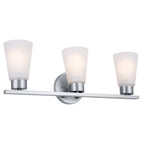 KICHLER 55121NI Stamos Bath 3 Light - Brushed Nickel