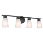 KICHLER 55122BK Stamos Bath 4 Light - Black