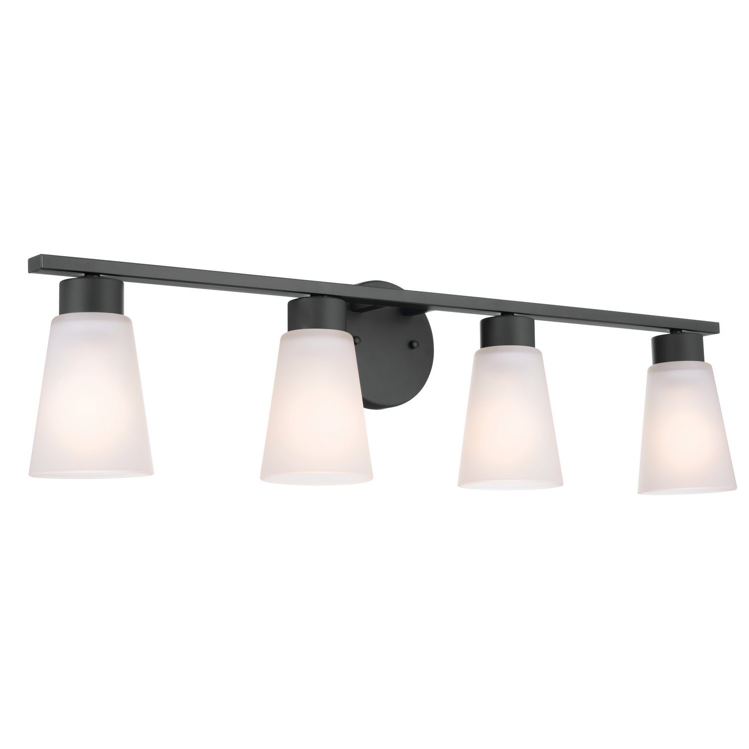 KICHLER 55122BK Stamos Bath 4 Light - Black