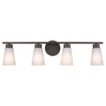 KICHLER 55122BK Stamos Bath 4 Light - Black