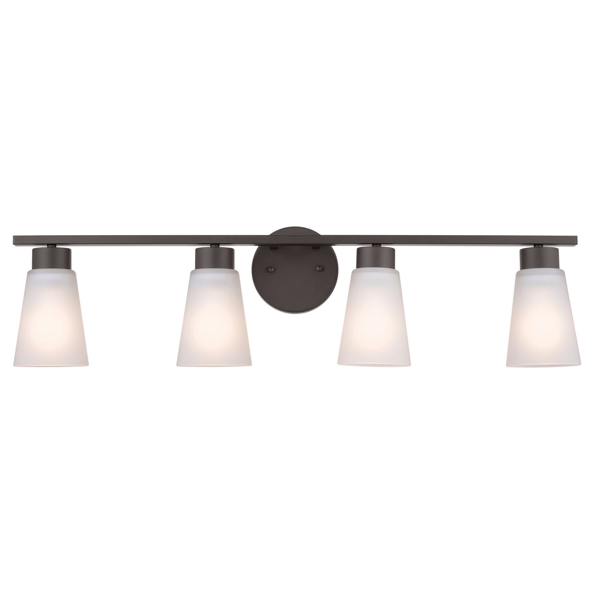 KICHLER 55122BK Stamos Bath 4 Light - Black