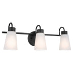 KICHLER 55126BK Erma Bath 3 Light - Black