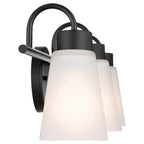 KICHLER 55126BK Erma Bath 3 Light - Black