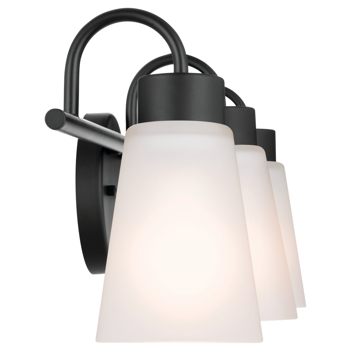 KICHLER 55126BK Erma Bath 3 Light - Black