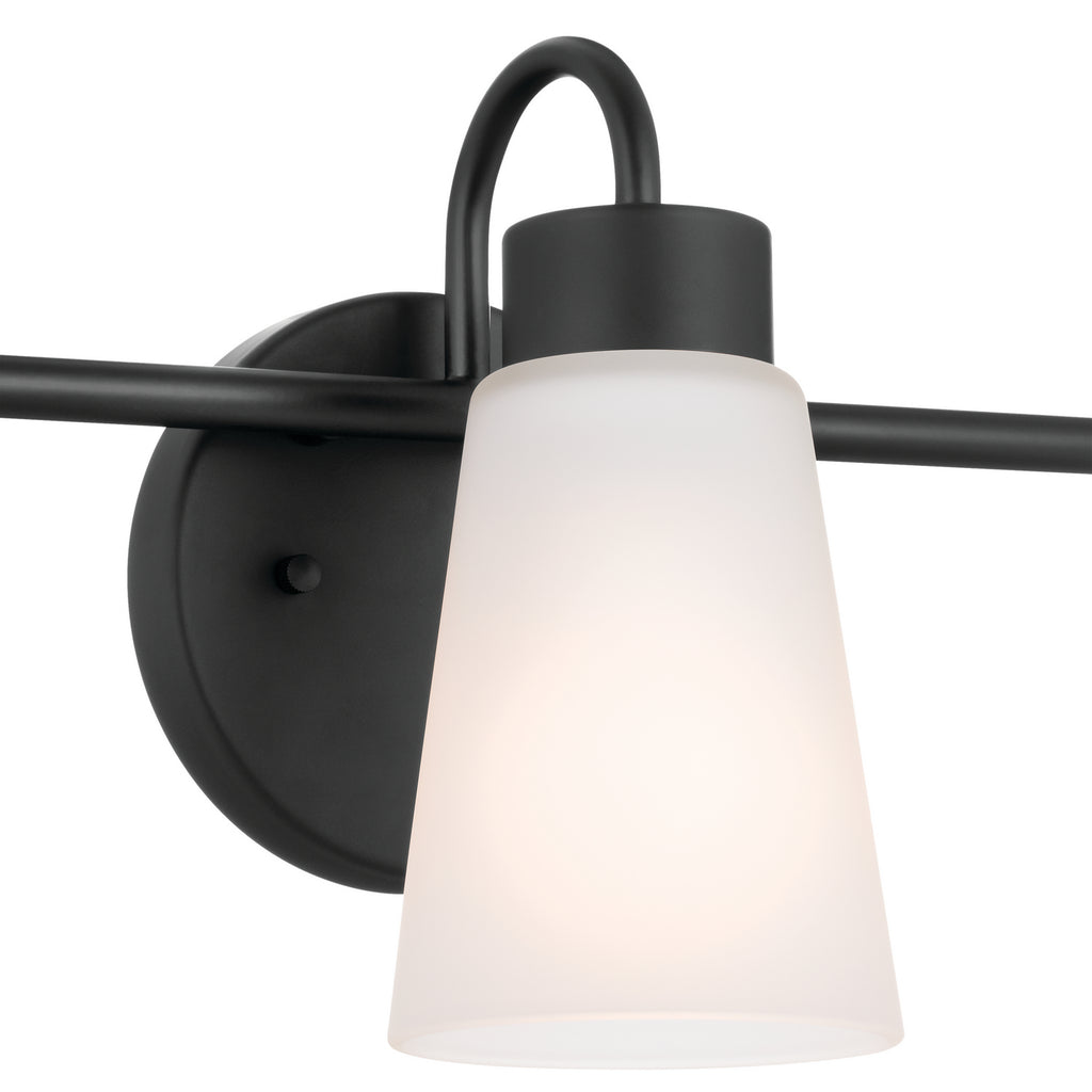 KICHLER 55126BK Erma Bath 3 Light - Black