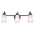 KICHLER 55126BK Erma Bath 3 Light - Black