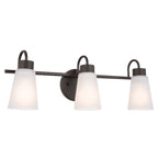 KICHLER 55126OZ Erma Bath 3 Light - Olde Bronze