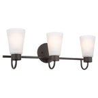 KICHLER 55126OZ Erma Bath 3 Light - Olde Bronze