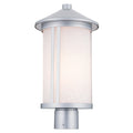 KICHLER 59101BA Lombard Outdoor Post Lantern - Brushed Aluminum