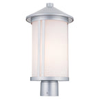 KICHLER 59101BA Lombard Outdoor Post Lantern - Brushed Aluminum