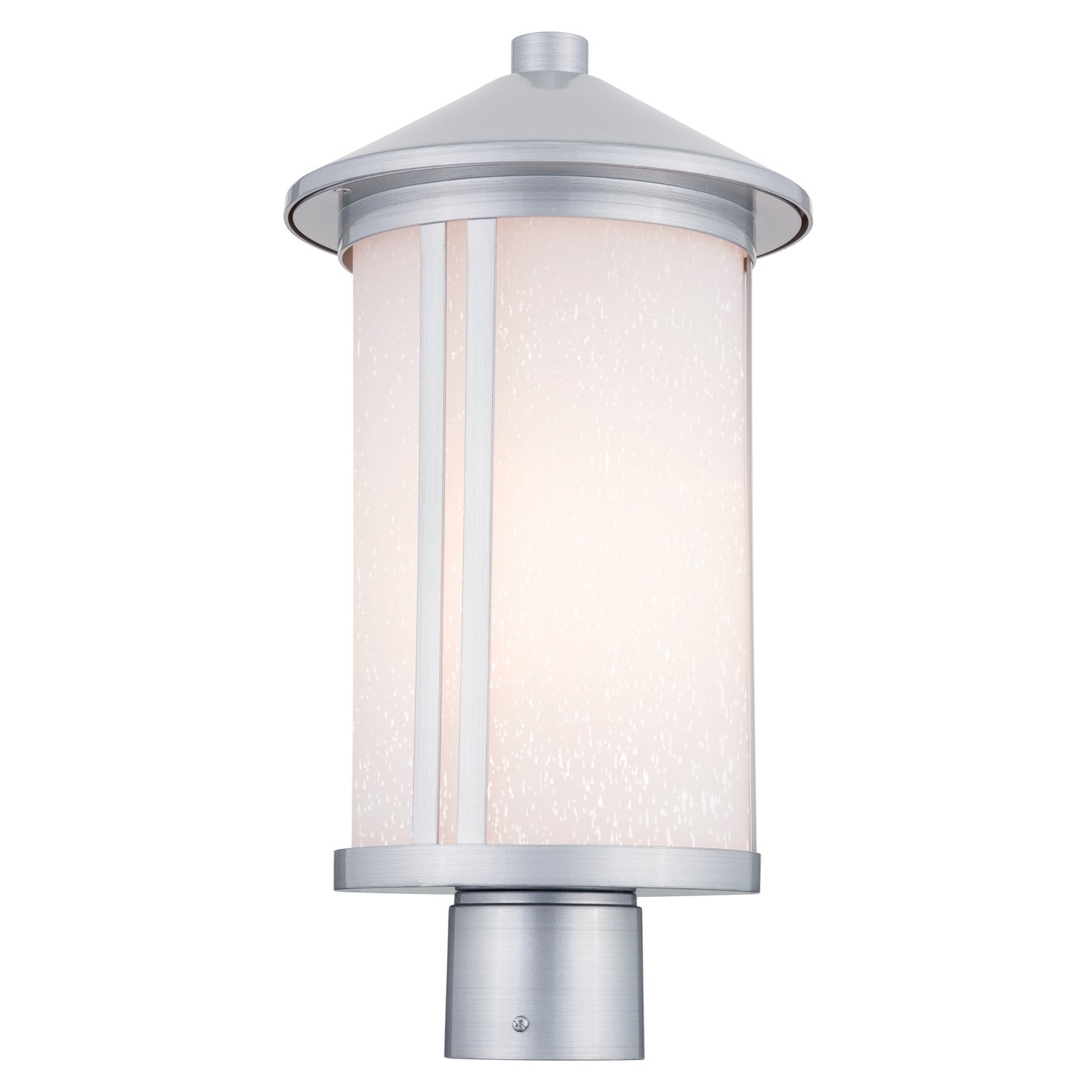 KICHLER 59101BA Lombard Outdoor Post Lantern - Brushed Aluminum