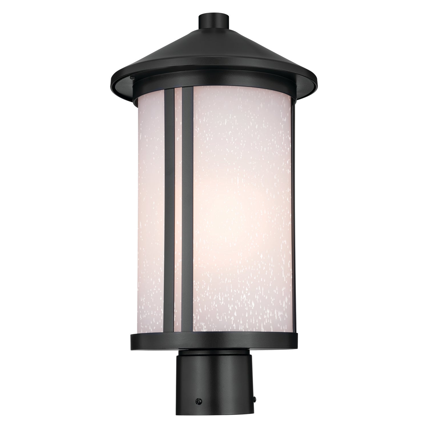 KICHLER 59101BK Lombard Outdoor Post Lantern - Black