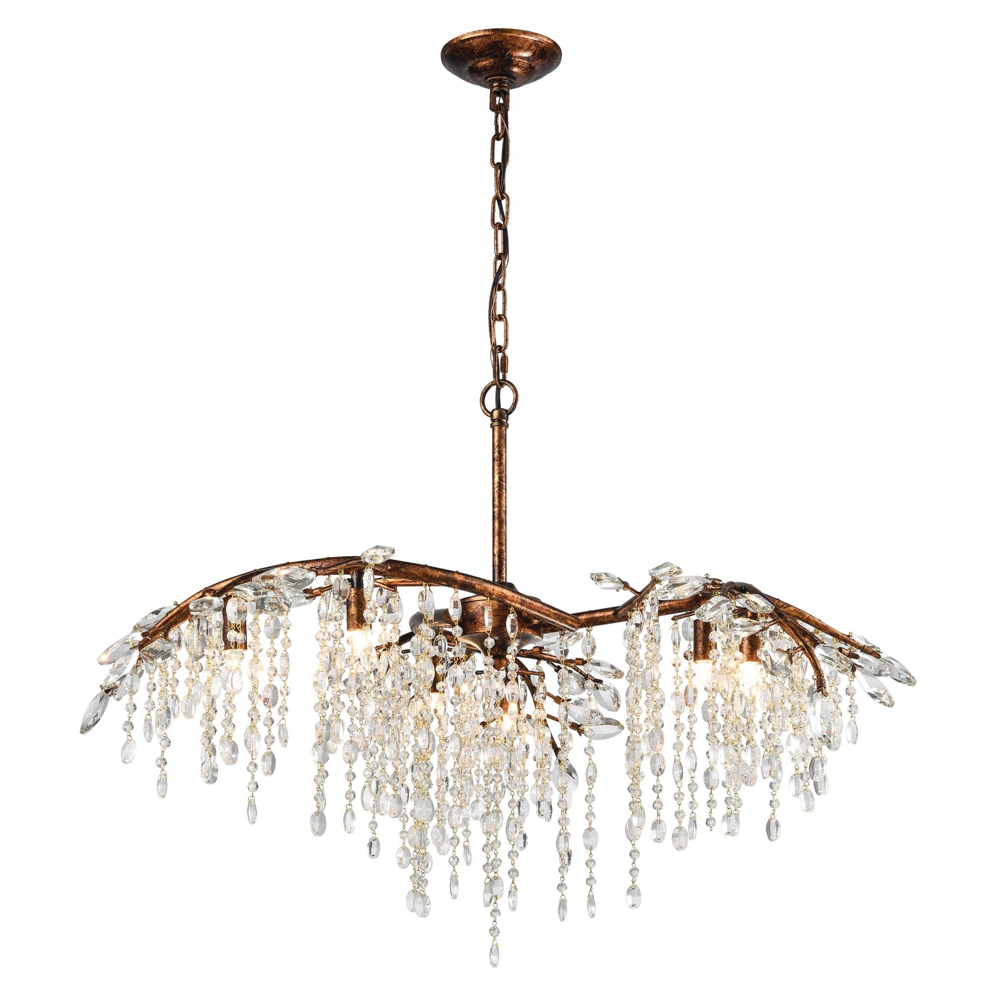 ELK SHOWROOM 11901/6 Elia 32'' Wide 6-Light Chandelier - Spanish Bronze