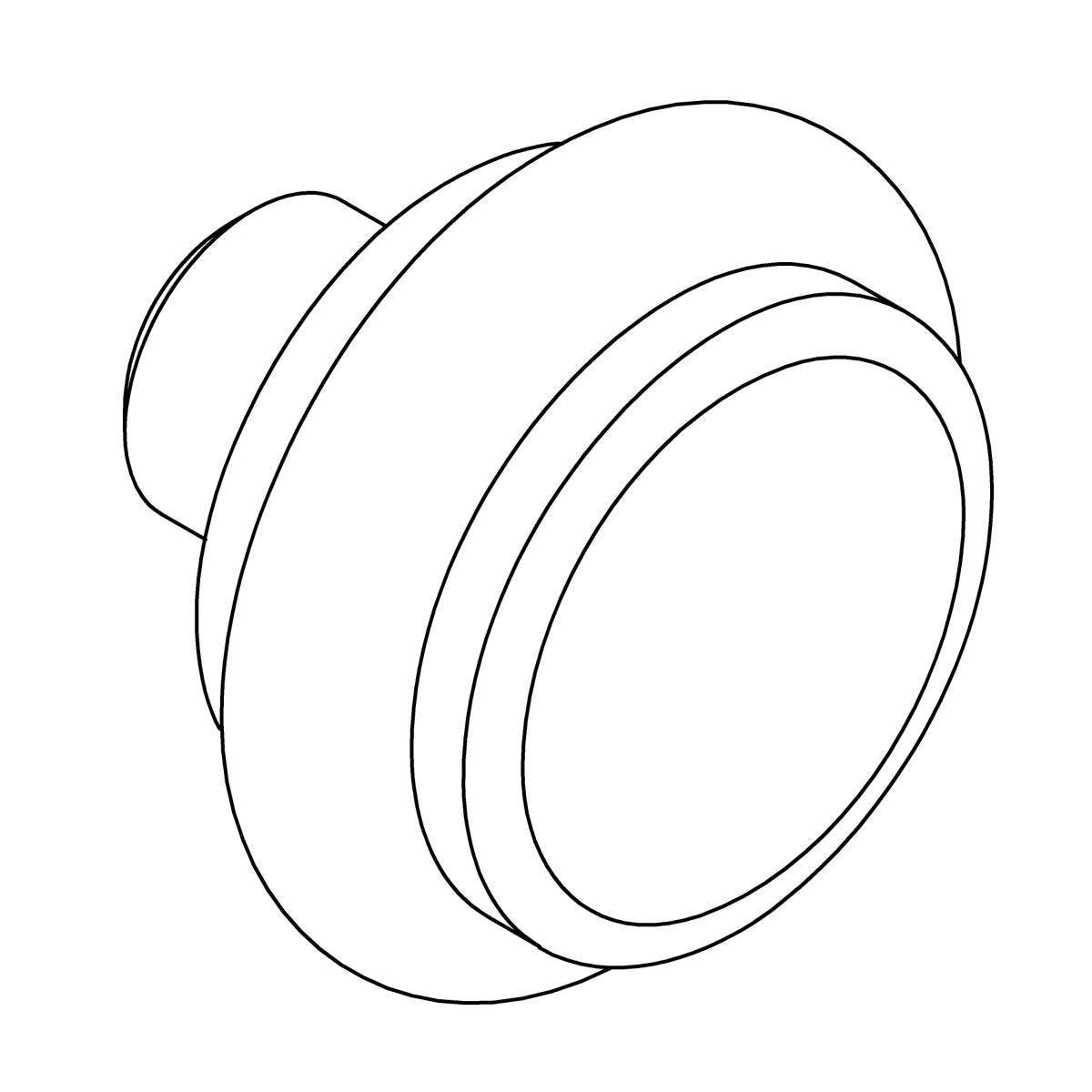 KOHLER Knob, Diverter - Vibrant Brushed Nickel, K-1191838-BN