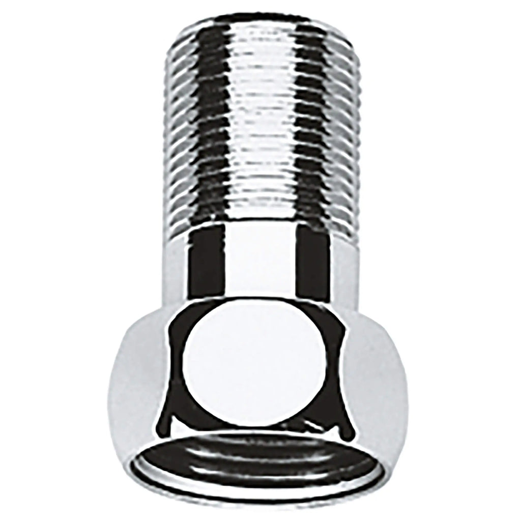 GROHE 12424000 Grohtherm Straight Union (1-1/4" With 1-1/2" Nut) - Chrome