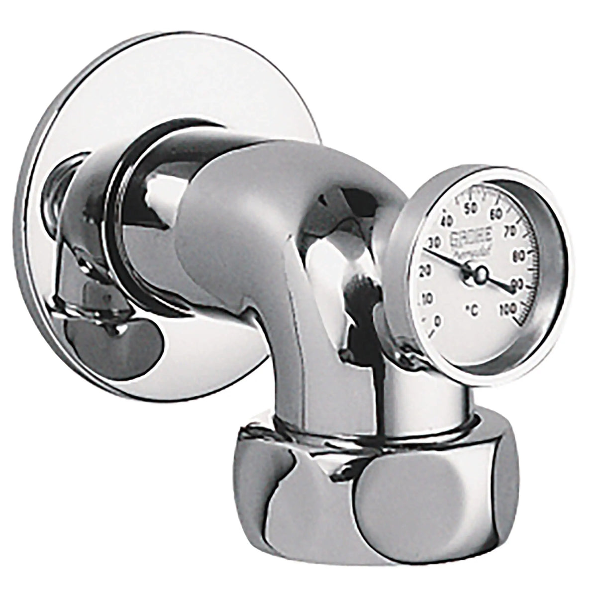 GROHE 12444000 Grohtherm 1-1/4″ Male Wall Union - Chrome