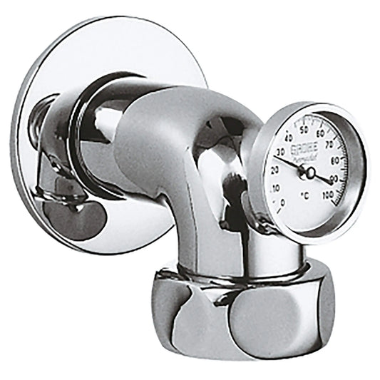 GROHE 12448000 Grohtherm 1-1/2″ Male Wall Union - Chrome