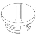 KOHLER Plug Button - Vintage Nickel, K-1192910-VNT