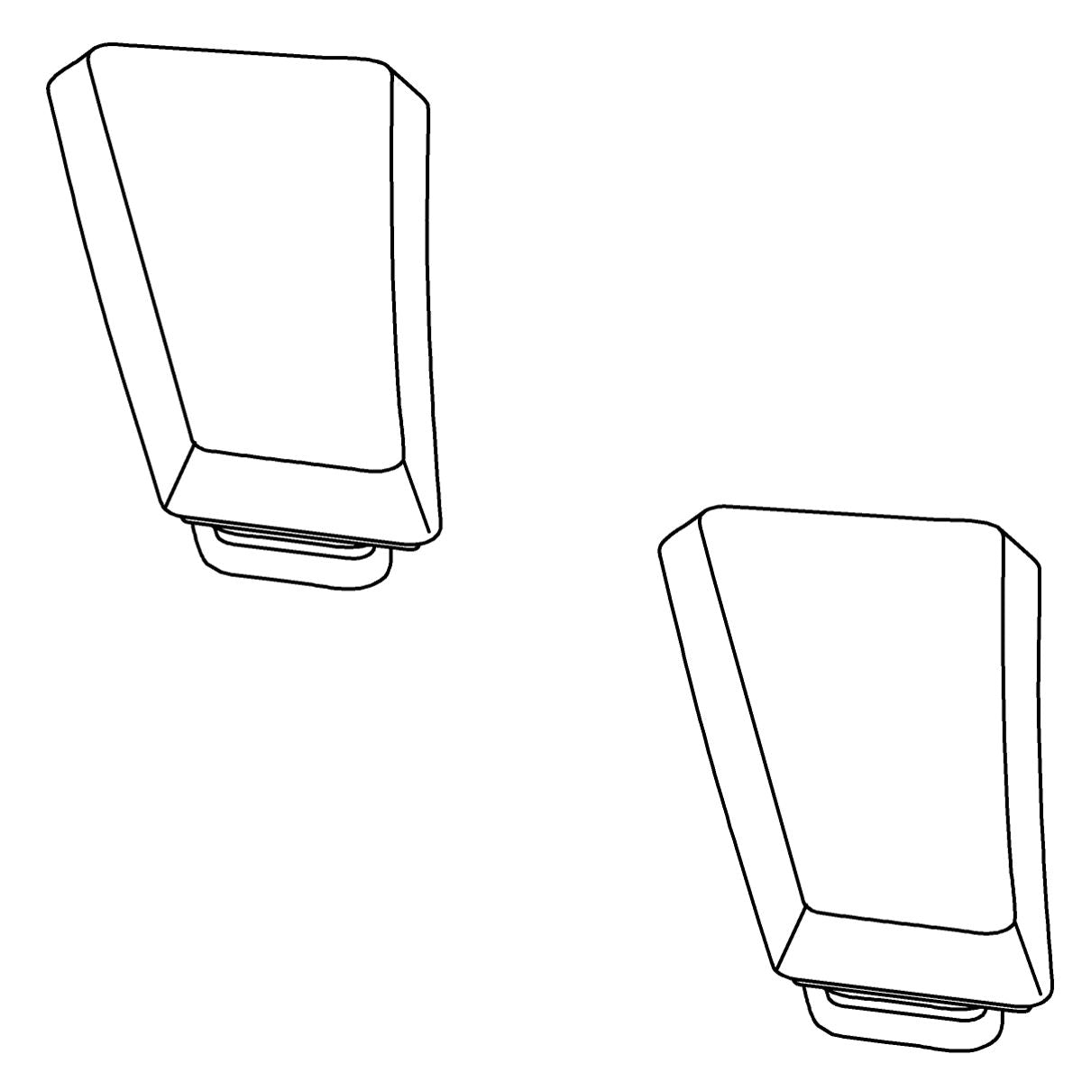 KOHLER SEAT BUMPERS-SP - White, K-1194769-0