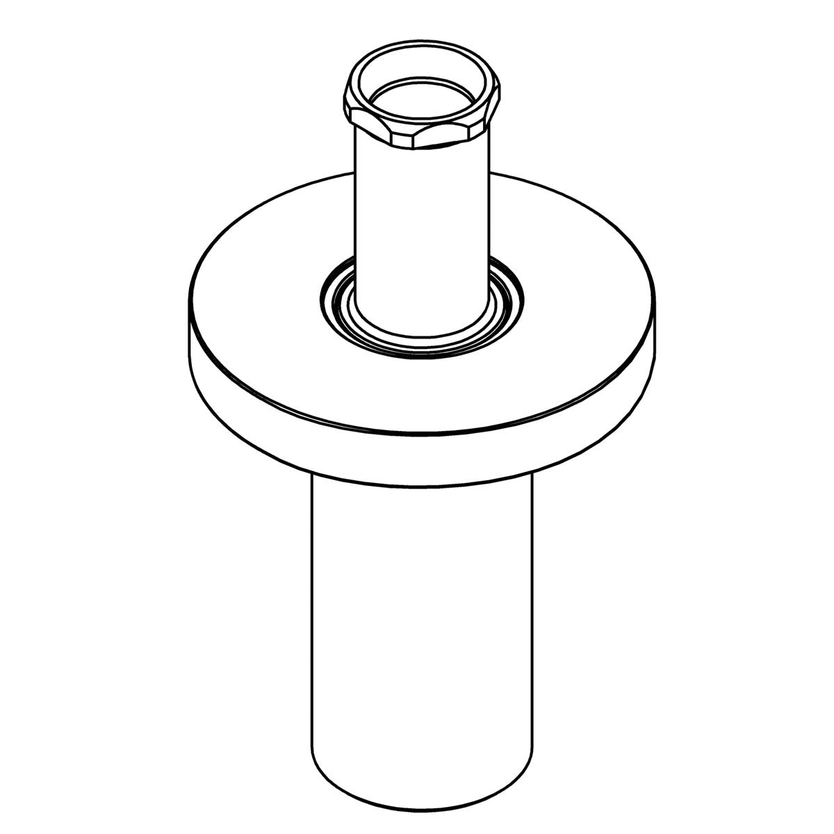 KOHLER Pulldown Spout Escutcheon - Vibrant Stainless, K-1198934-VS