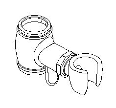 KOHLER Slide Assembly, Handshower - Vibrant Brushed Bronze, K-1199650-BV