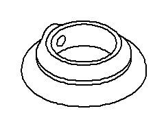 KOHLER Dm Bath Spout Base - Vintage Nickel, K-1201488-VNT