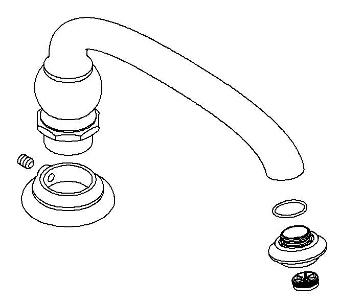KOHLER Spout Assembly - Vibrant Polished Nickel, K-1201489-SN