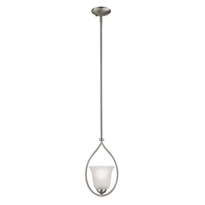 THOMAS 1201PS/20 Conway 8'' Wide 1-Light Mini Pendant - Brushed Nickel