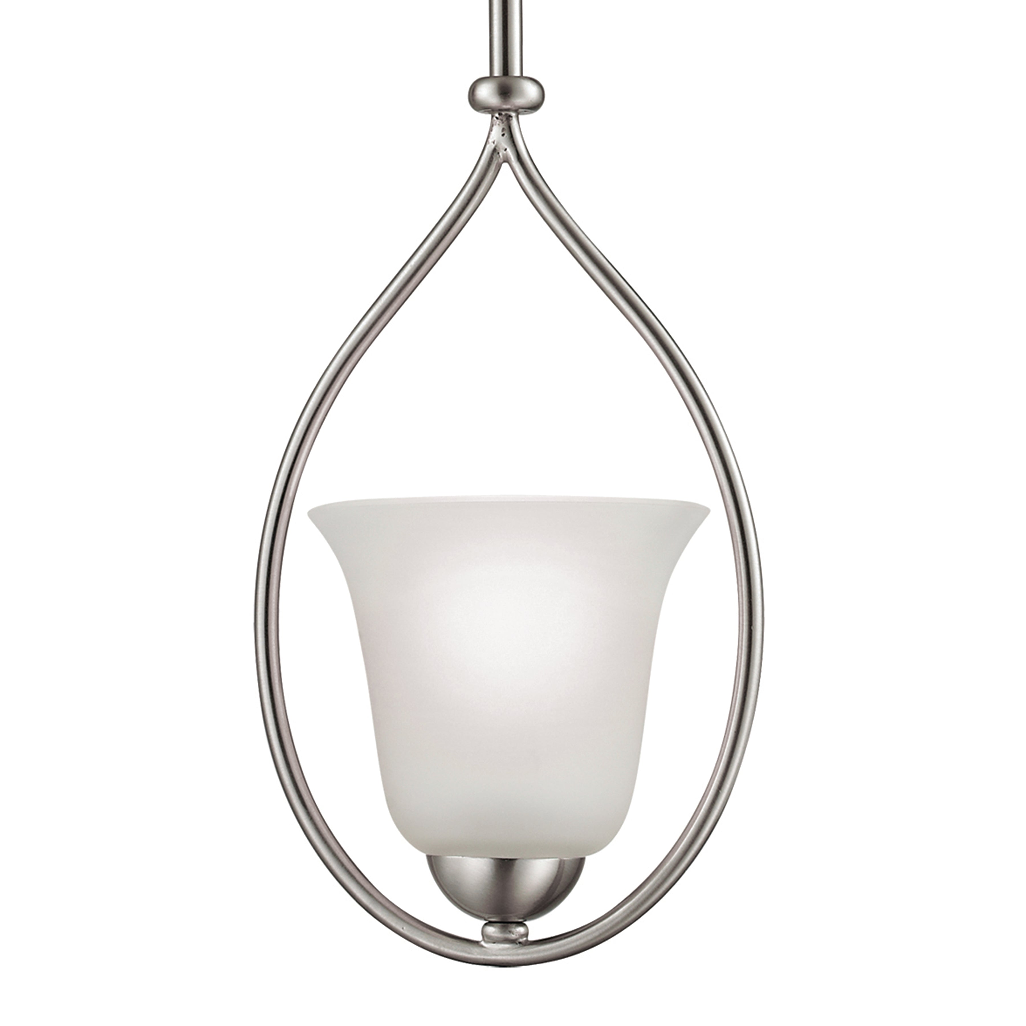 THOMAS 1201PS/20 Conway 8'' Wide 1-Light Mini Pendant - Brushed Nickel