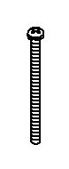 KOHLER Screw, 8-32 Sems X 2.50, Pan, K-1202267