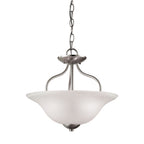 THOMAS 1202CS/20 Conway 15'' Wide 2-Light Semi Flush Mount - Brushed Nickel