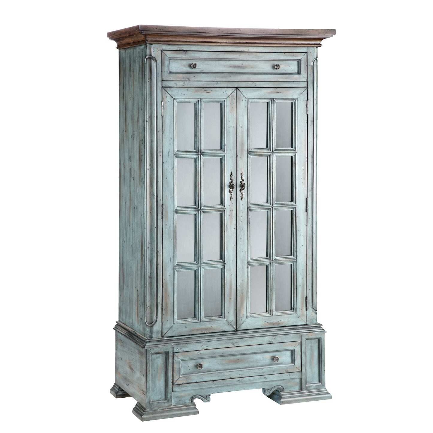 MARKETPLACE 12031 Hartford Cabinet - Tall Blue