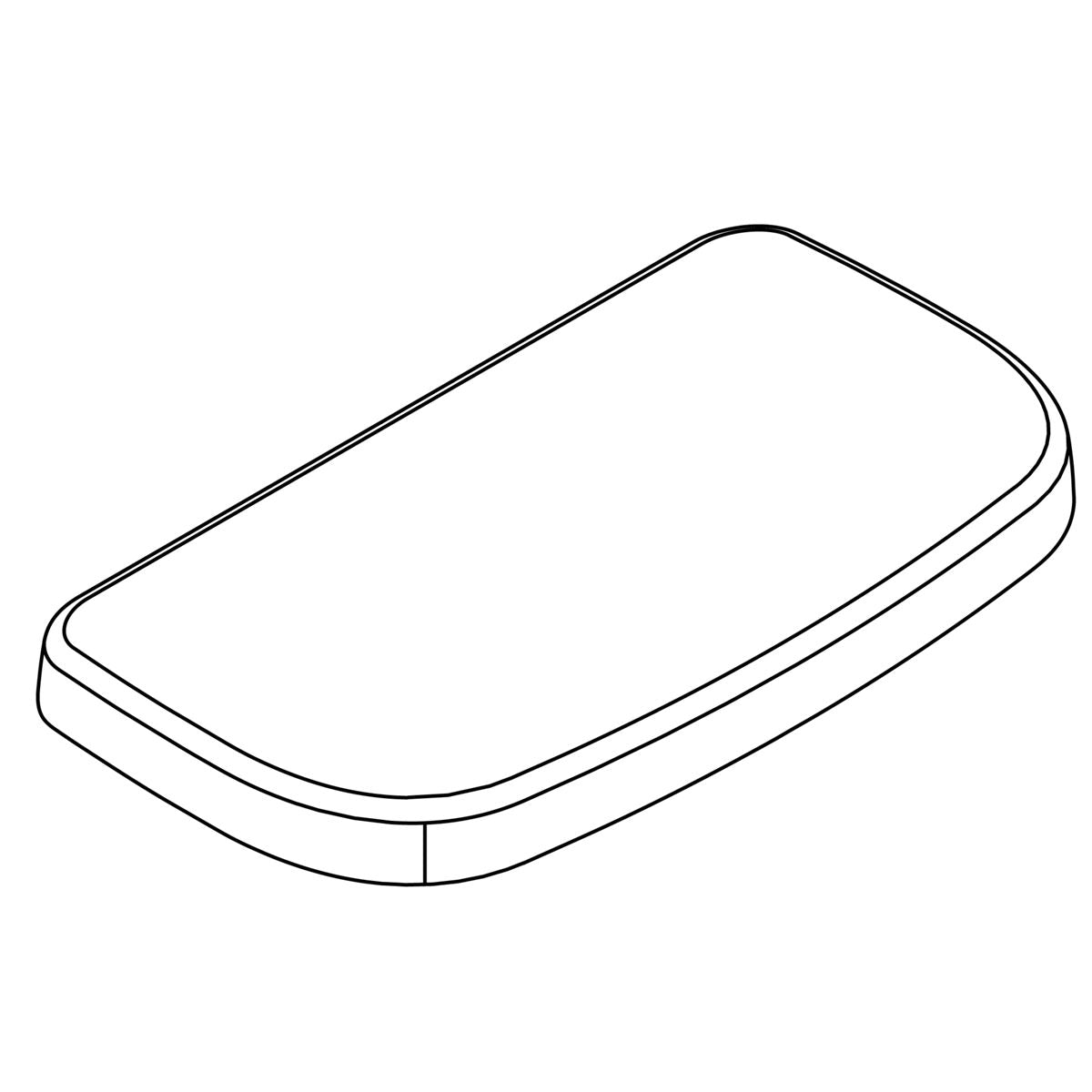 KOHLER Cover, Toilet Tank - Biscuit, K-1203861-96