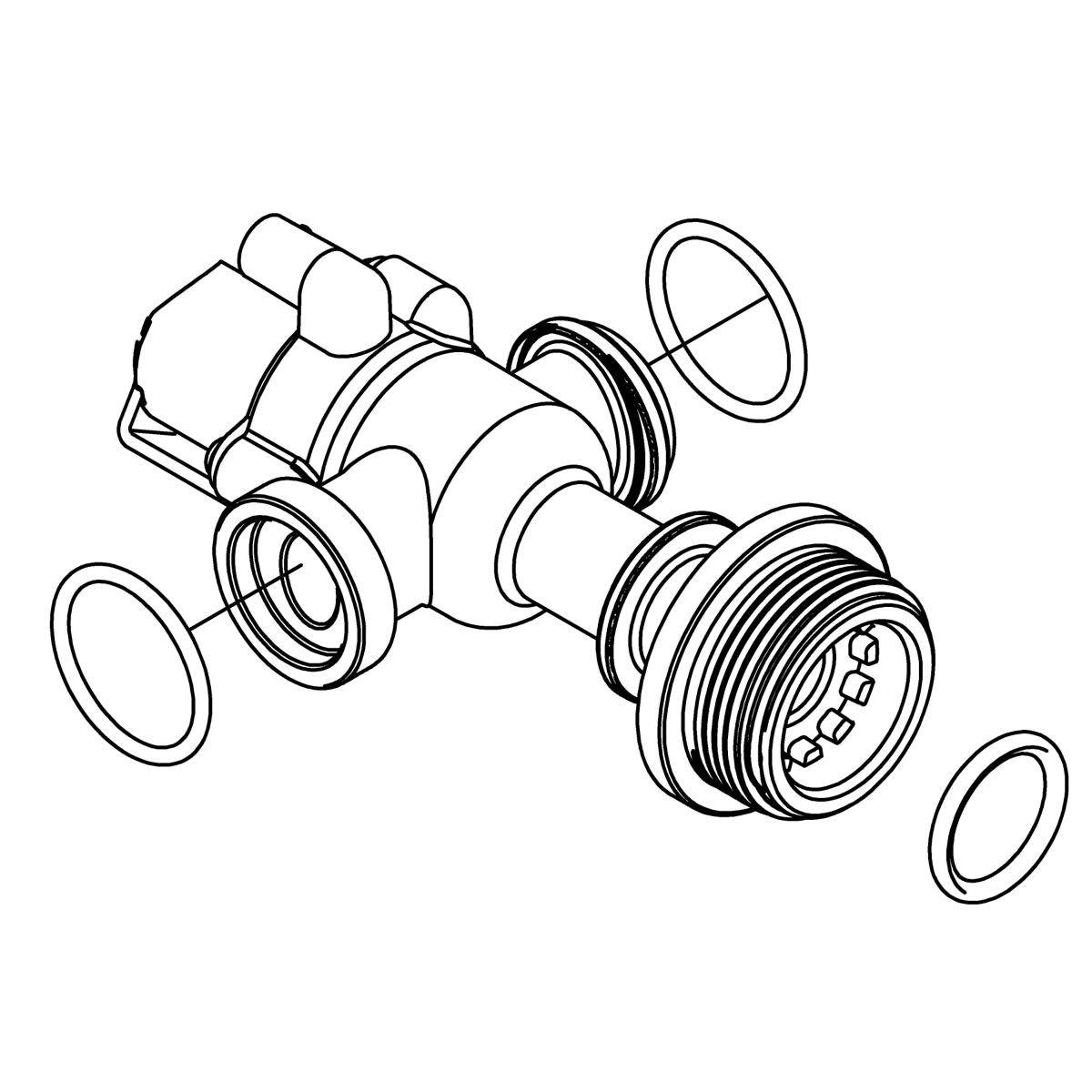 KOHLER Kit, Outlet 2 Assembly, K-1203933