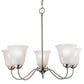 THOMAS 1205CH/20 Conway 26'' Wide 5-Light Chandelier - Brushed Nickel