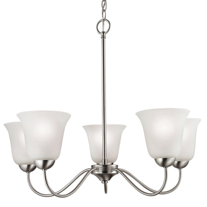 THOMAS 1205CH/20 Conway 26'' Wide 5-Light Chandelier - Brushed Nickel