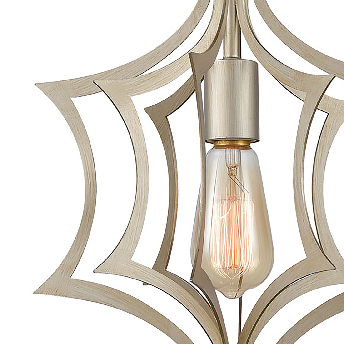 ELK SHOWROOM 12061/1 Delray 11'' Wide 1-Light Mini Pendant - Aged Silver